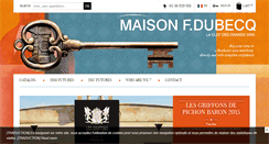Desktop Screenshot of dubecq.com